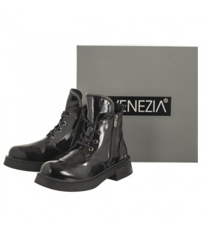 Venezia Czarne Lakierowane 0032322 43 Black (VE740-a) shoes