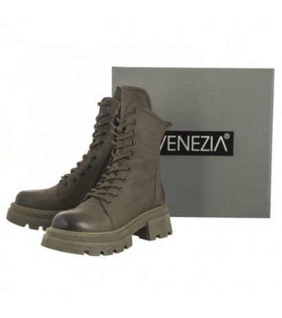 Venezia Zielone 017914100 284 Khaki (VE741-a) kurpes