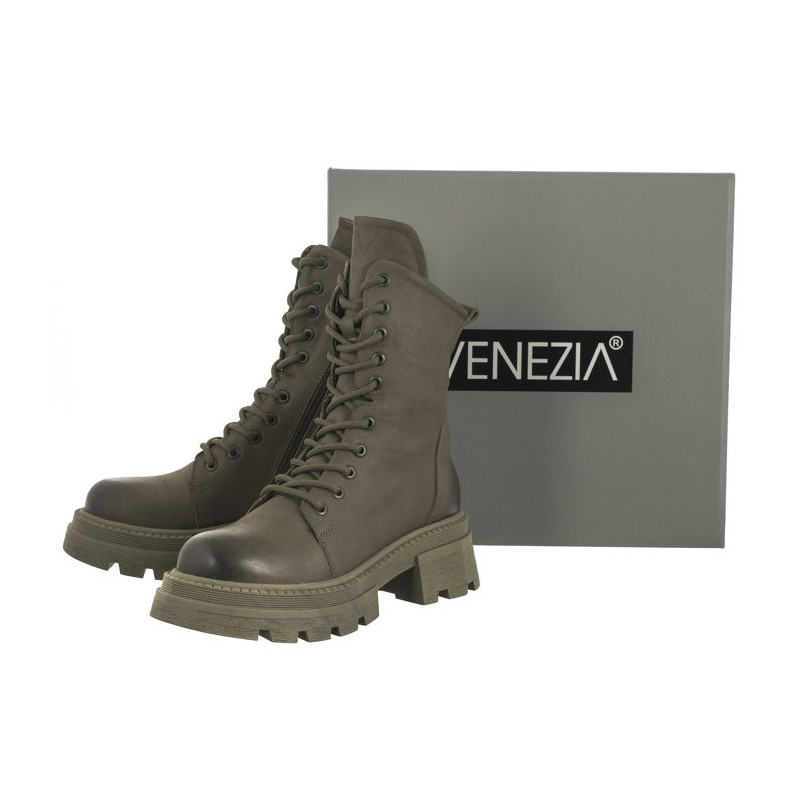 Venezia Zielone 017914100 284 Khaki (VE741-a) kurpes