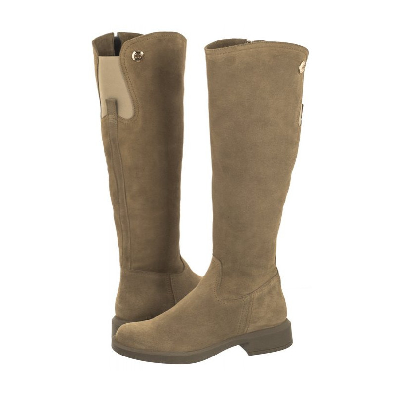 Nessi Beżowe 23558 W11 (NE349-a) boots