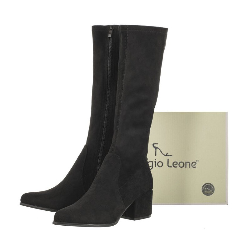 Sergio Leone Czarne KZ 212 (SL501-a) shoes