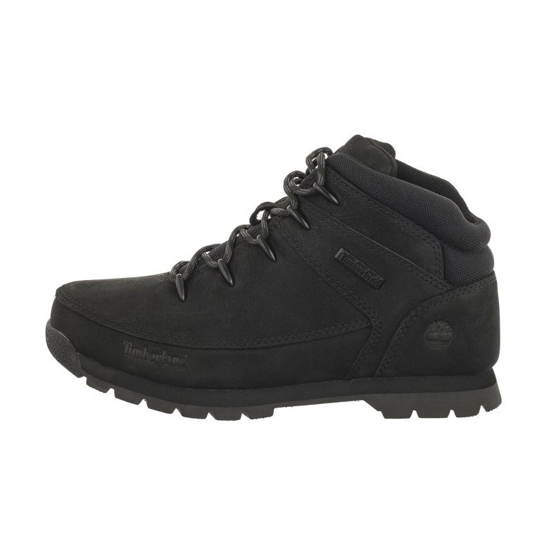 Timberland Euro Sprint Mid HIker Black Nubuck 0A2DP7 001 (TI132-a) kurpes