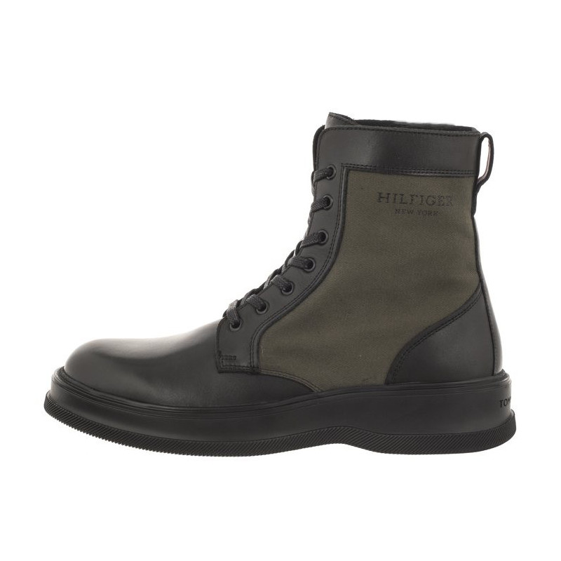 Tommy Hilfiger TH Everyday Core Mix Boot Black FM0FM04908 BDS (TH956-a) pārgājienu zābaki