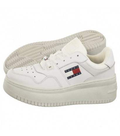 Tommy Hilfiger Tjw Retro Basket Flatform Ess White EN0EN02506 YBS (TH953-a) sportiniai bateliai