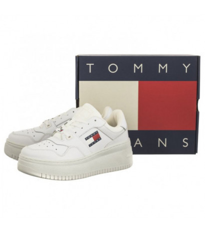 Tommy Hilfiger Tjw Retro Basket Flatform Ess White EN0EN02506 YBS (TH953-a) sportiniai bateliai