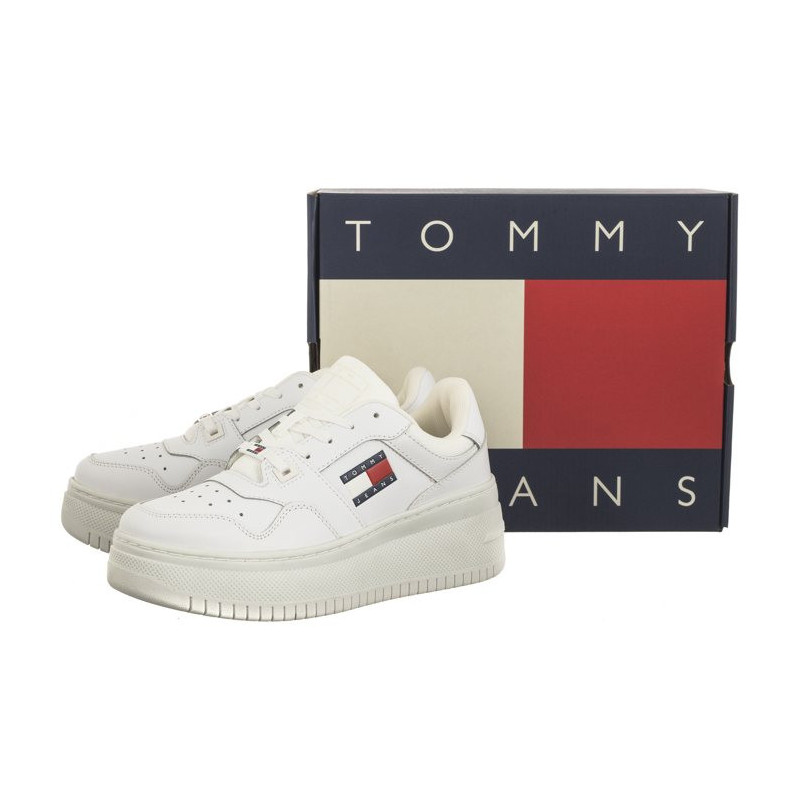 Tommy Hilfiger Tjw Retro Basket Flatform Ess White EN0EN02506 YBS (TH953-a) sportiniai bateliai