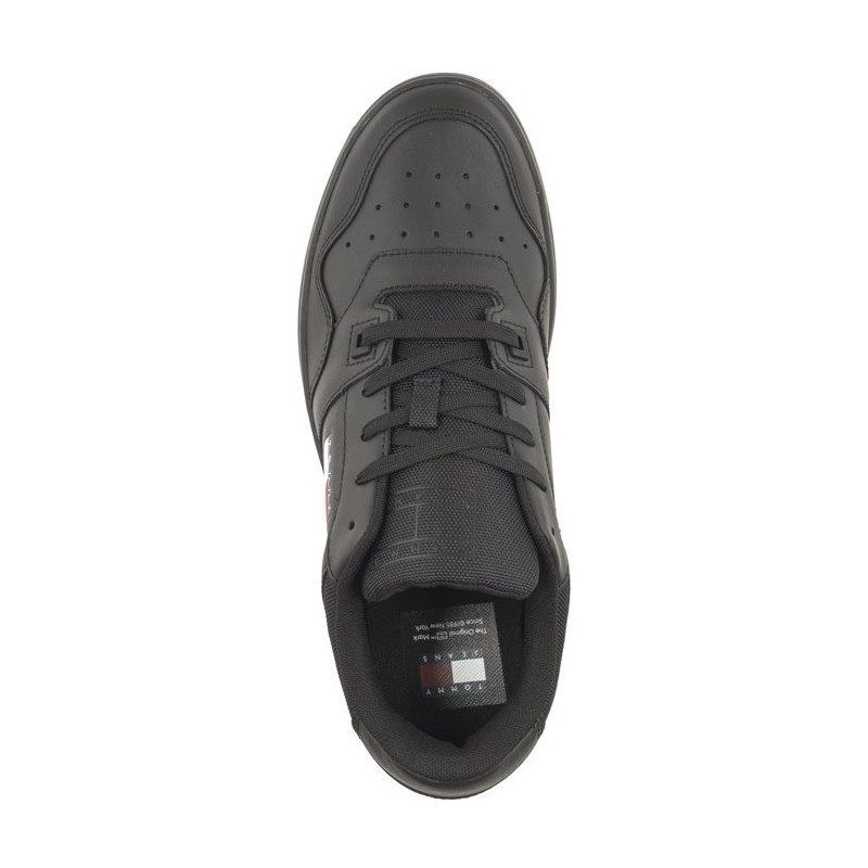 Tommy Hilfiger Tjm Retro Basket Ess Black EM0EM01395 BDS (TH955-a) sports shoes