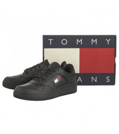 Tommy Hilfiger Tjm Retro Basket Ess Black EM0EM01395 BDS (TH955-a) sporta apavi