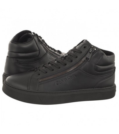 Calvin Klein High Top Lace Up W/Zip Rubb Triple Black HM0HM01269 0GJ (CK401-a) spordijalatsid