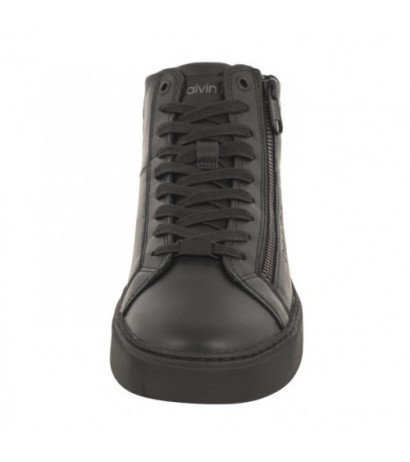 Calvin Klein High Top Lace Up W/Zip Rubb Triple Black HM0HM01269 0GJ (CK401-a) sporta apavi