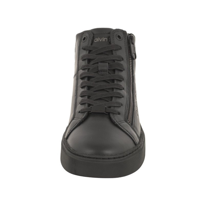 Calvin Klein High Top Lace Up W/Zip Rubb Triple Black HM0HM01269 0GJ (CK401-a) spordijalatsid