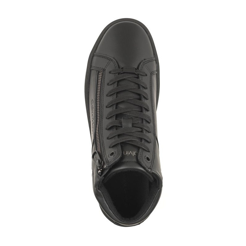 Calvin Klein High Top Lace Up W/Zip Rubb Triple Black HM0HM01269 0GJ (CK401-a) spordijalatsid