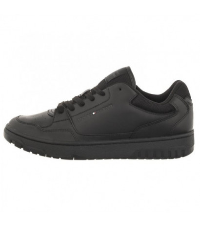 Tommy Hilfiger TH Basket Core Leather Ess Black FM0FM05040 BDS  (TH959-a) sports shoes