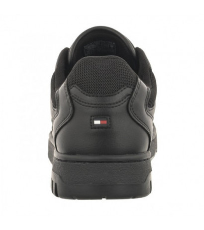 Tommy Hilfiger TH Basket Core Leather Ess Black FM0FM05040 BDS  (TH959-a) sports shoes