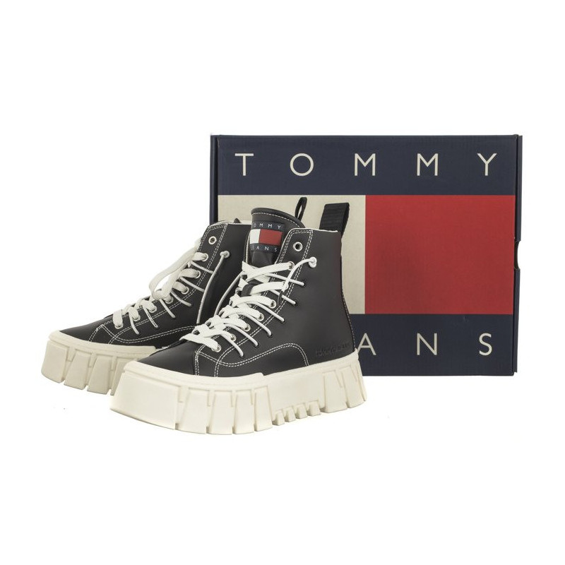 Tommy Hilfiger Tjw Platform Mc Black EN0EN02498 BDS (TH957-a) kurpes