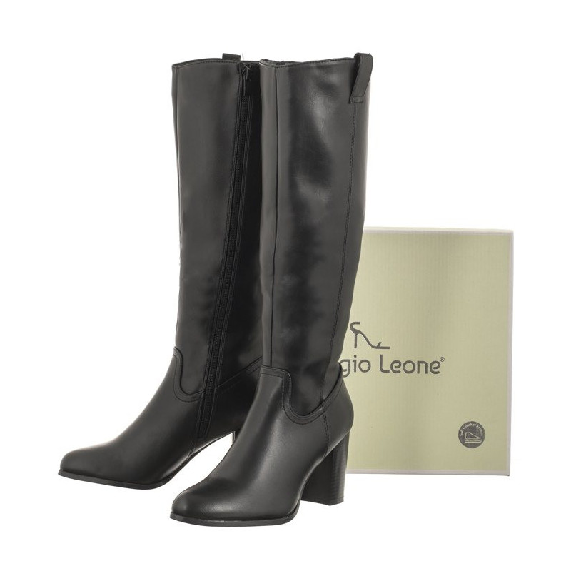 Sergio Leone Czarne KZ 272 (SL503-a) shoes