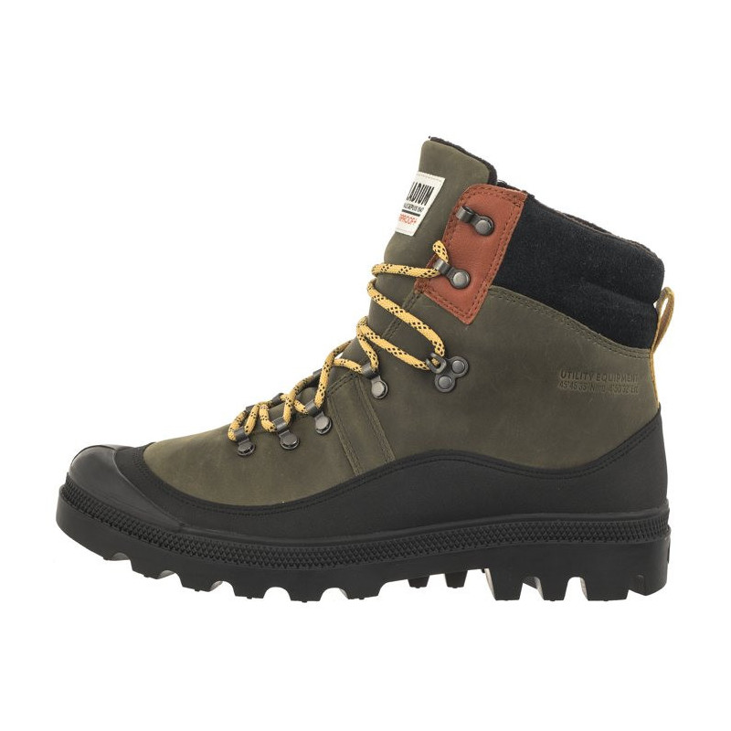 Palladium Pallabrousse Hkr Wp+ Olive Night 08840-325-M (PA125-a) boots