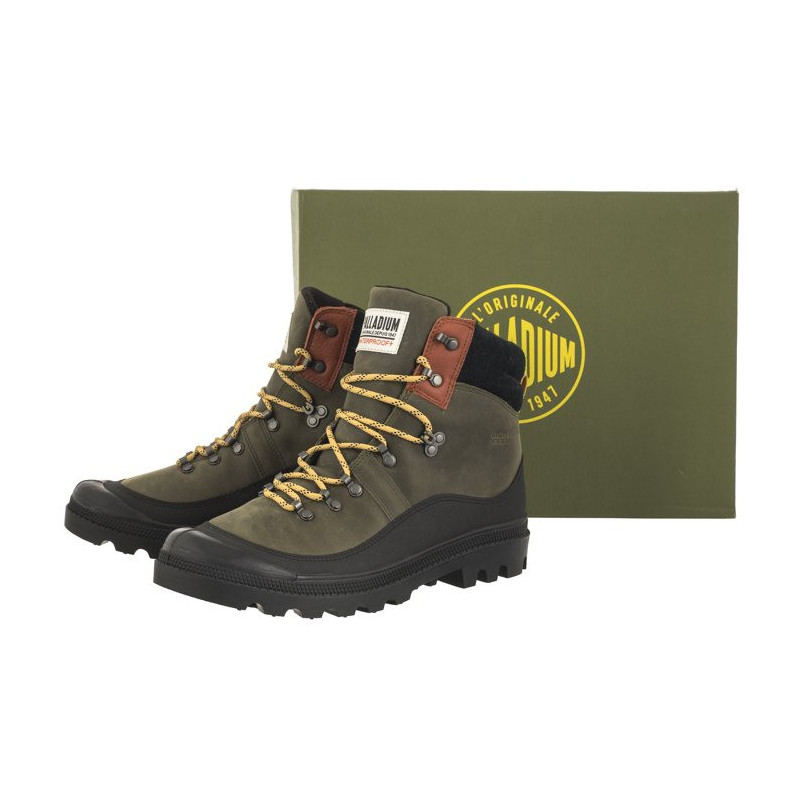 Palladium Pallabrousse Hkr Wp+ Olive Night 08840-325-M (PA125-a) boots