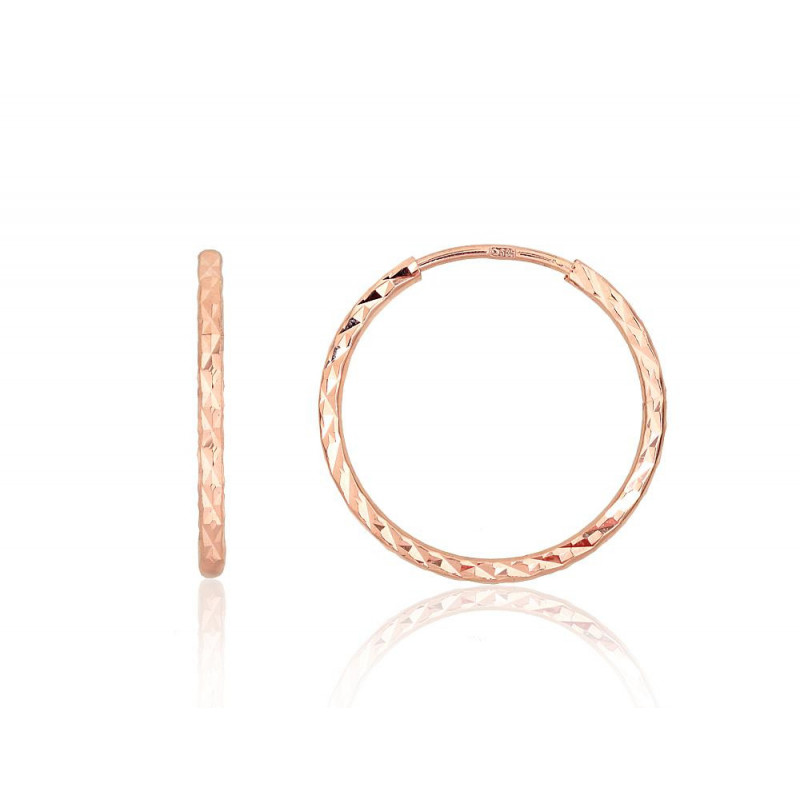 Gold rings-earrings 1201662(Au-R), Red Gold 585°