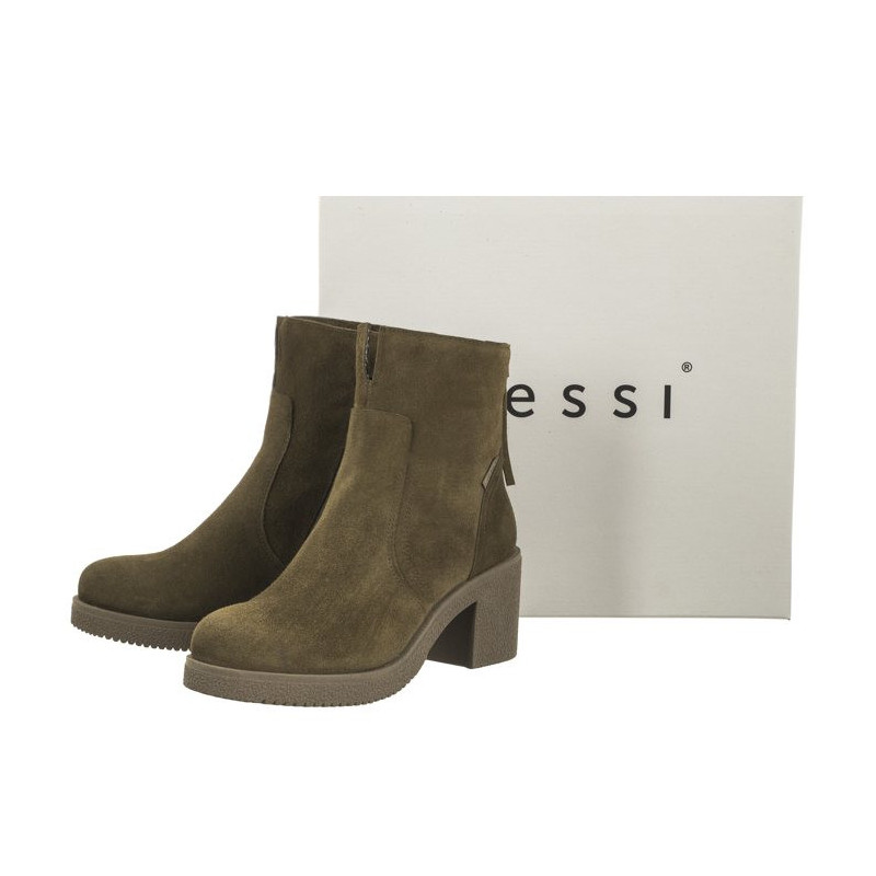 Nessi Oliwkowe 23516 (NE351-b) shoes