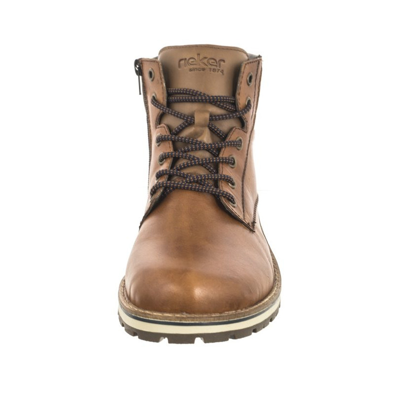 Rieker Brązowe 38405-24 Brown (RI146-a) žygio batai