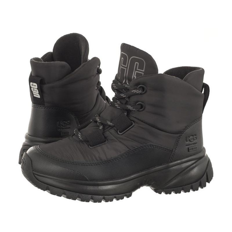 UGG W Yose Puffer Lace 1143844 BLK (UA93-a) batai