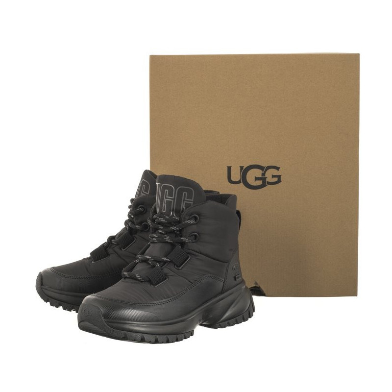 UGG W Yose Puffer Lace 1143844 BLK (UA93-a) batai