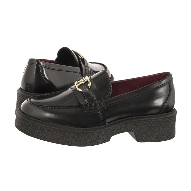 Tommy Hilfiger TH Hardware Loafer Black FW0FW07329 BDS (TH972-a) kurpes