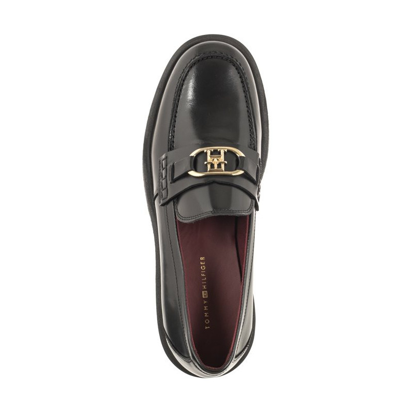 Tommy Hilfiger TH Hardware Loafer Black FW0FW07329 BDS (TH972-a) kurpes