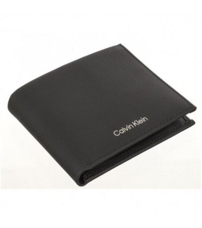 Calvin Klein CK Must Bifold 6Cc W/Coin Black Pique K50K511381 BEH (CK409-a) rokassoma