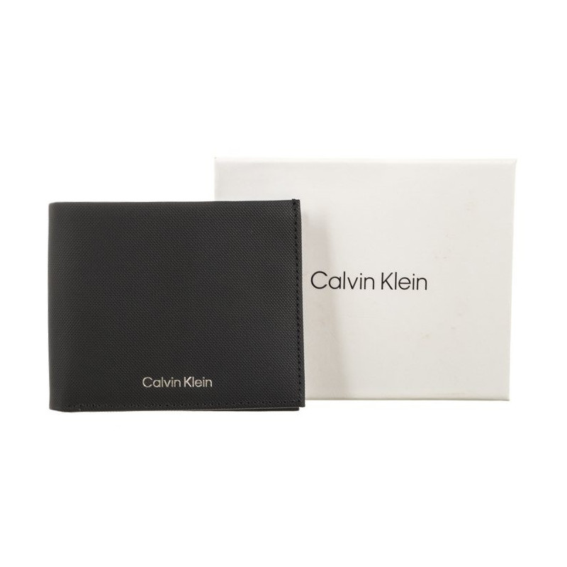 Calvin Klein CK Must Bifold 6Cc W/Coin Black Pique K50K511381 BEH (CK409-a) käekott