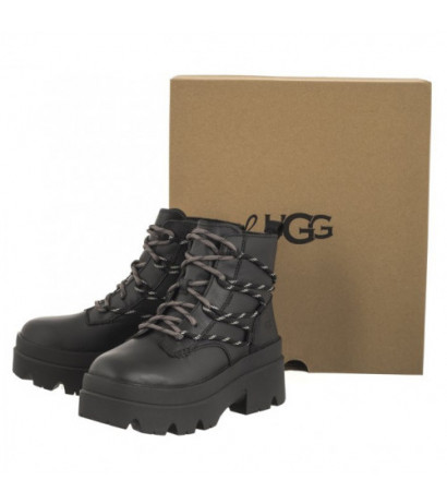 UGG W Brisbane Lace Up 1149650 BLK (UA97-a) shoes