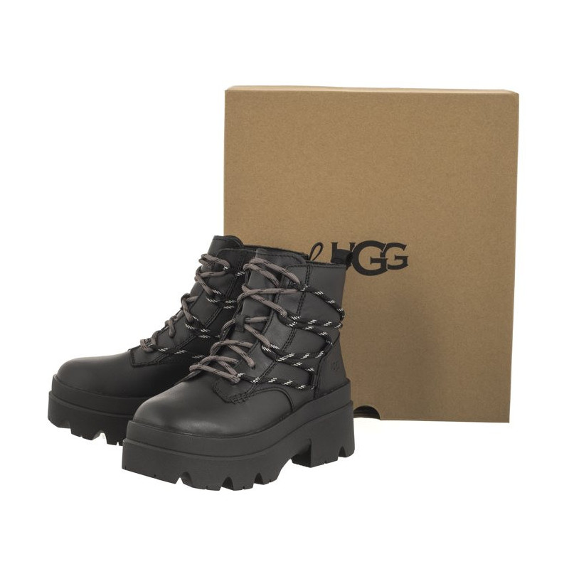 UGG W Brisbane Lace Up 1149650 BLK (UA97-a) kurpes