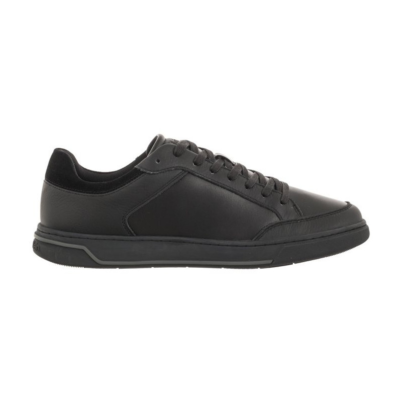 Calvin Klein Low Top Lace Up Lth Triple Black HM0HM01455 0GJ (CK416-a) sporta apavi