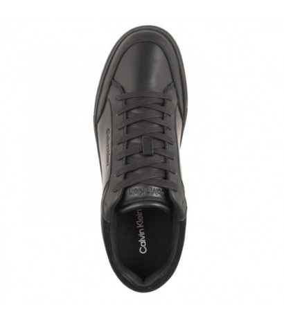 Calvin Klein Low Top Lace Up Lth Triple Black HM0HM01455 0GJ (CK416-a) sportiniai bateliai