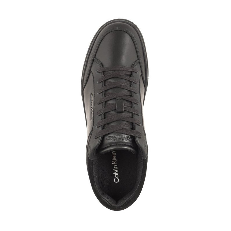 Calvin Klein Low Top Lace Up Lth Triple Black HM0HM01455 0GJ (CK416-a) sportiniai bateliai