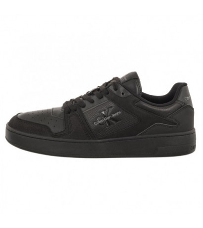 Calvin Klein Basket Cupsole Low Lth Ml Fad Triple Black YM0YM00884 0GT (CK417-a) spordijalatsid