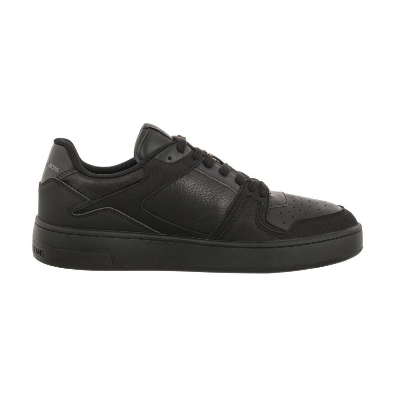 Calvin Klein Basket Cupsole Low Lth Ml Fad Triple Black YM0YM00884 0GT (CK417-a) spordijalatsid