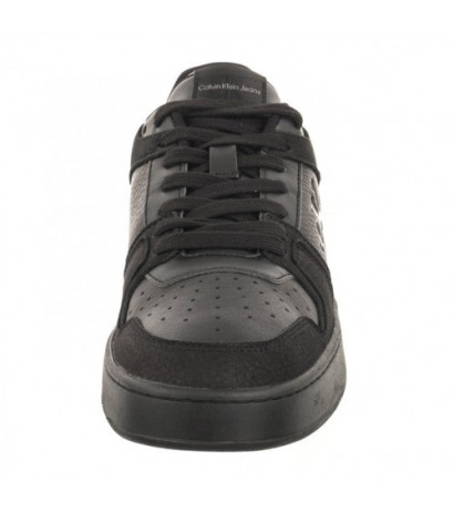 Calvin Klein Basket Cupsole Low Lth Ml Fad Triple Black YM0YM00884 0GT (CK417-a) sporta apavi