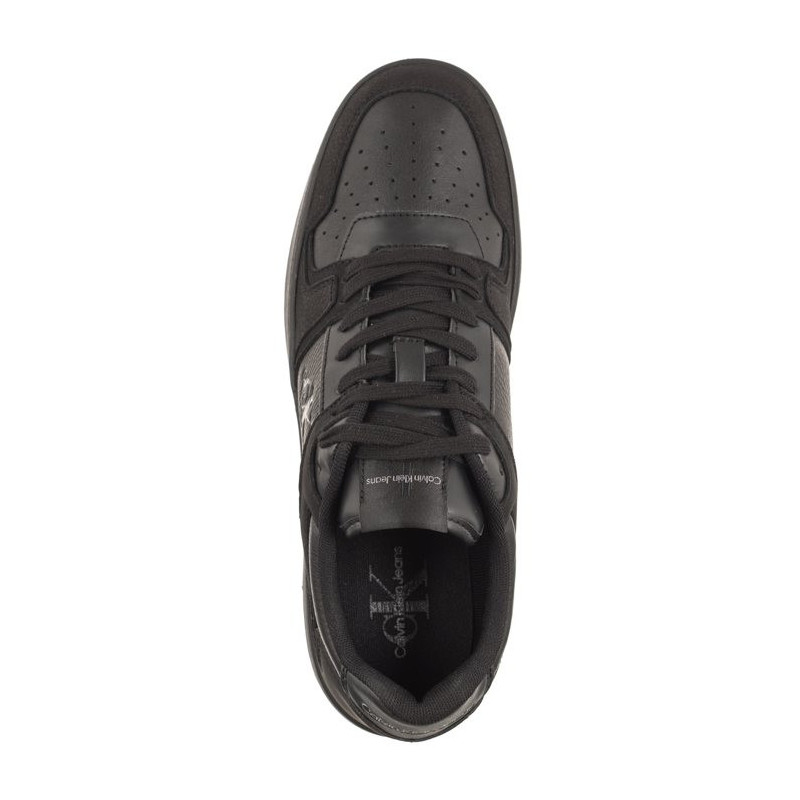 Calvin Klein Basket Cupsole Low Lth Ml Fad Triple Black YM0YM00884 0GT (CK417-a) spordijalatsid