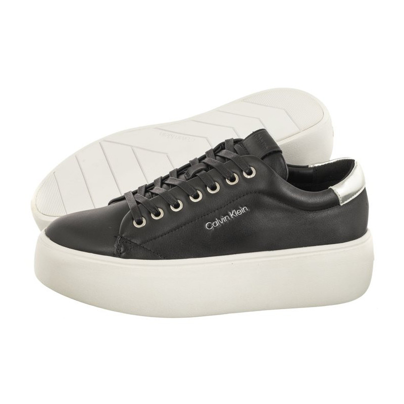 Calvin Klein Bubble Cupsole Lace Up Black/Silver HW0HW01861 0GN (CK414-a) sporta apavi