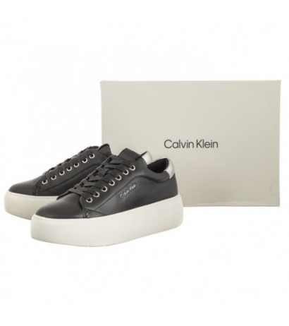 Calvin Klein Bubble Cupsole Lace Up Black/Silver HW0HW01861 0GN (CK414-a) sporta apavi