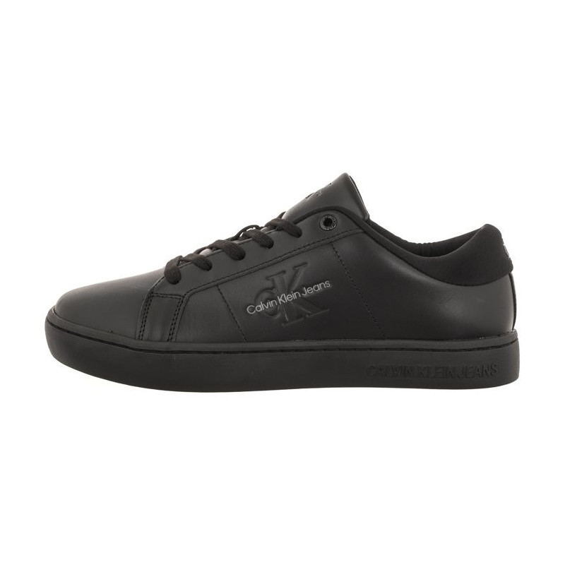 Calvin Klein Classic Cupsole Low Ml Lth Triple Black YM0YM00864 0GT (CK418-a) sporta apavi