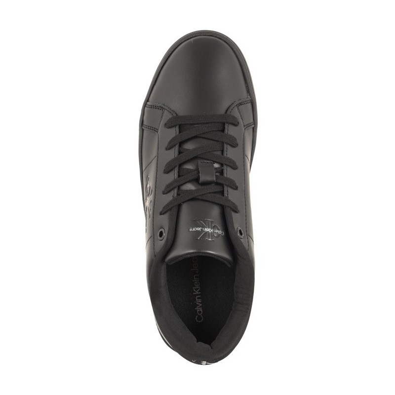 Calvin Klein Classic Cupsole Low Ml Lth Triple Black YM0YM00864 0GT (CK418-a) sporta apavi