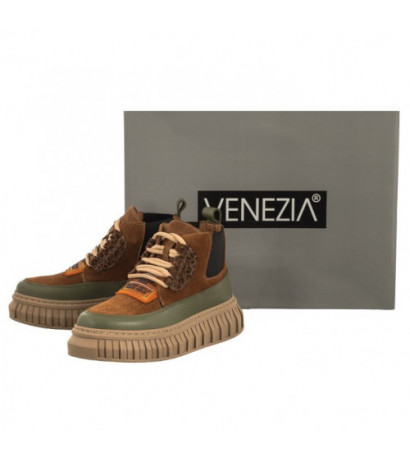 Venezia Brązowe 0263099 03 Brown (VE755-a) kurpes