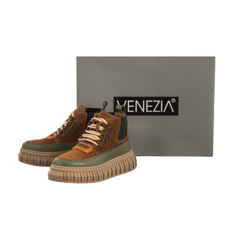 Venezia Brązowe 0263099 03 Brown (VE755-a) kurpes