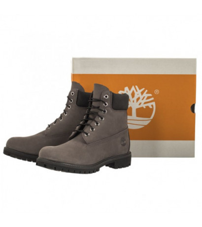 Timberland 6 Inch Premium Waterproof Boot Medium Grey Nubuck 0A62BH 033 (TI133-a) boots