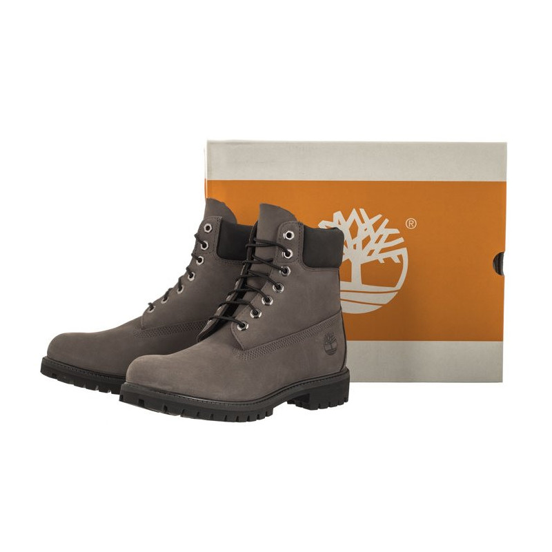 Timberland 6 Inch Premium Waterproof Boot Medium Grey Nubuck 0A62BH 033 (TI133-a) pārgājienu zābaki