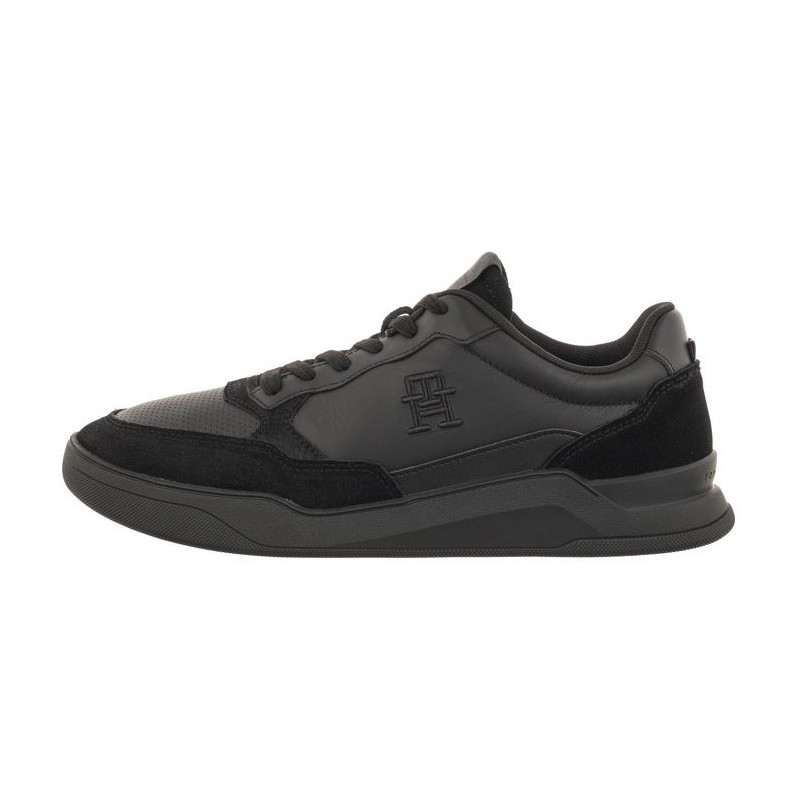 Tommy Hilfiger Elevated Cupsole Lth Mix Black FM0FM04929 BDS (TH973-a) sports shoes