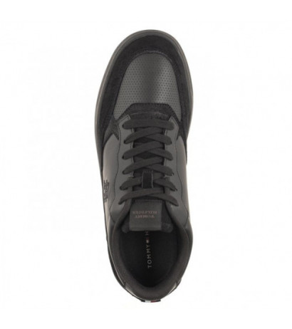 Tommy Hilfiger Elevated Cupsole Lth Mix Black FM0FM04929 BDS (TH973-a) sporta apavi